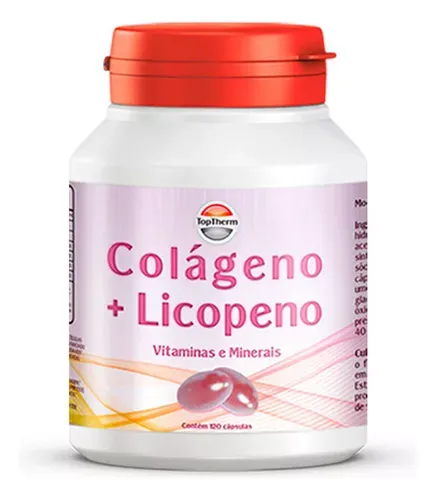 Colgeno + Licopeno 120 Cpsulas Toptherm Top Therm